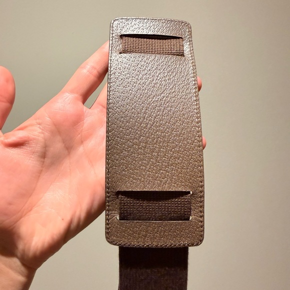 Gucci Ophidia GG Canvas Brown Leather Briefcase W/ Strap - Picture 9 of 12